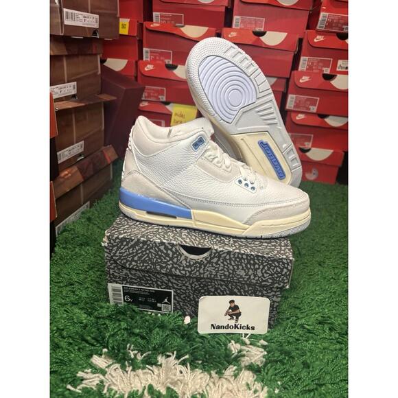 Air Jordan 3 Retro GS Lucky Shorts Style # DM0967-101 Size 6Y